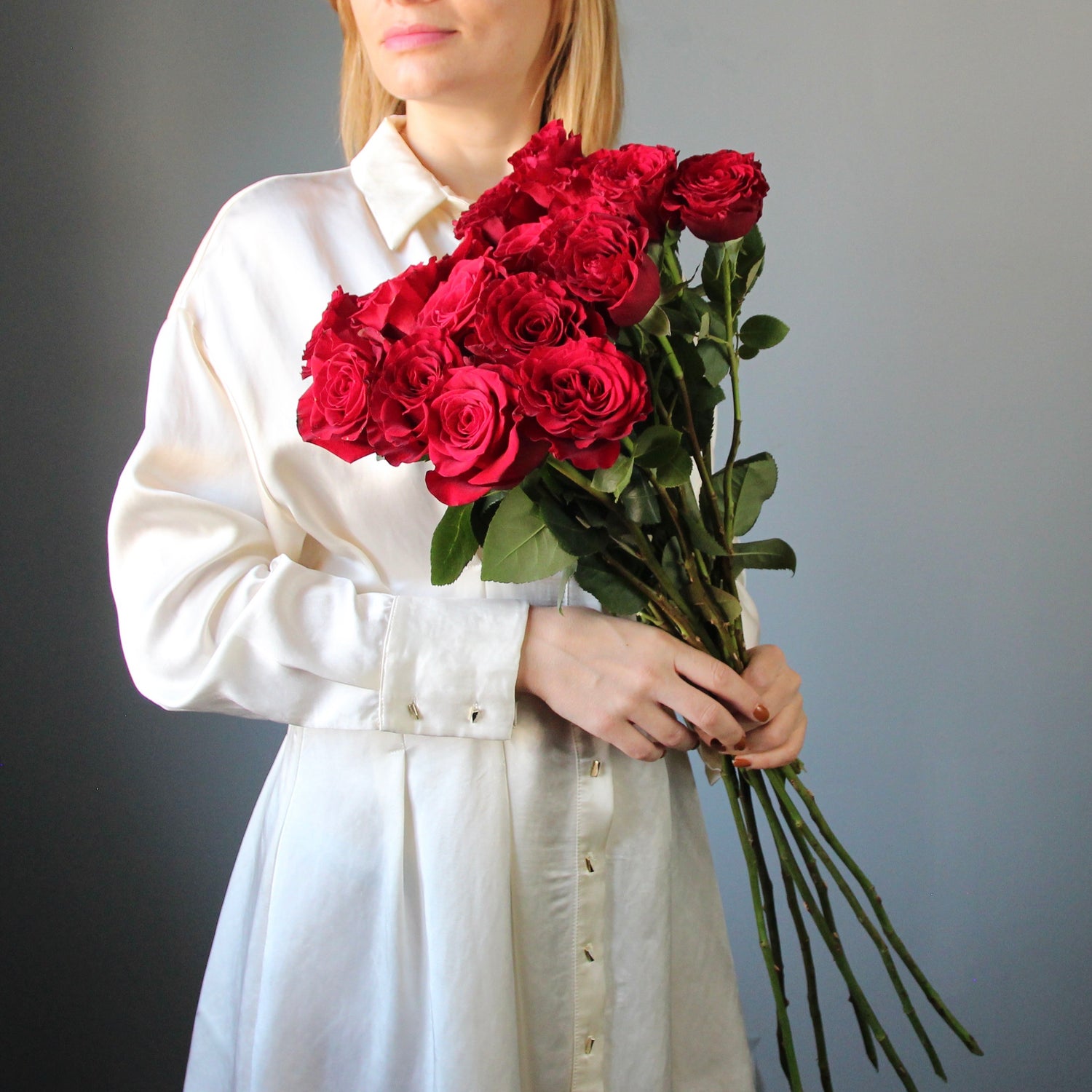 red roses bouquet Genoa