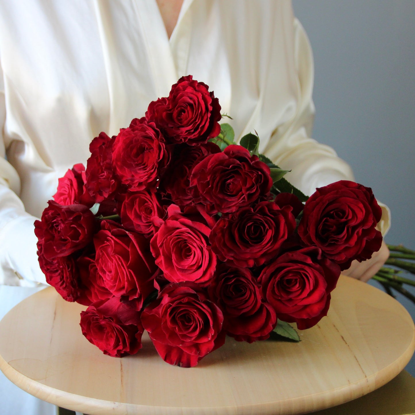 rose rosse a Genova