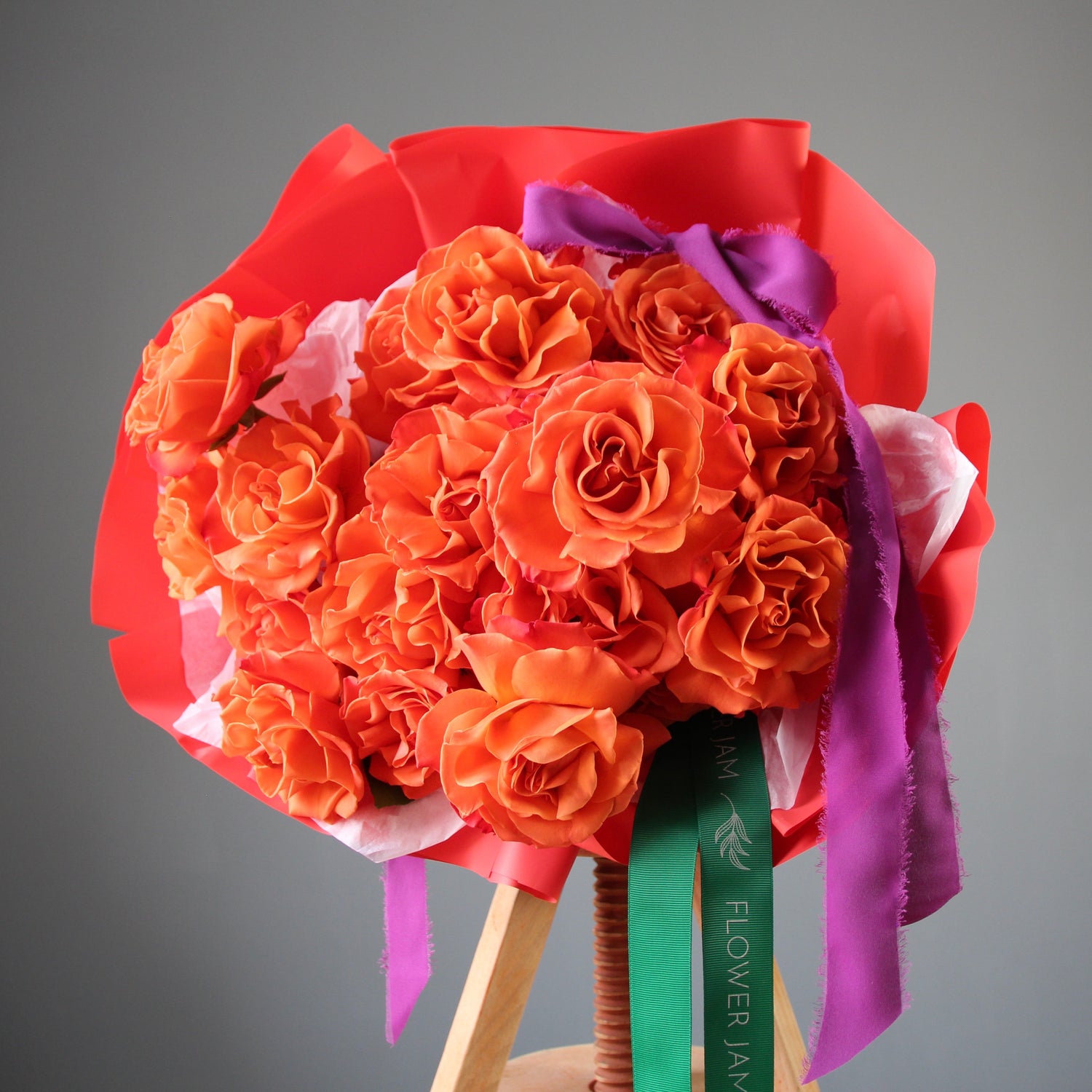 delivery bouquet of roses Genoa