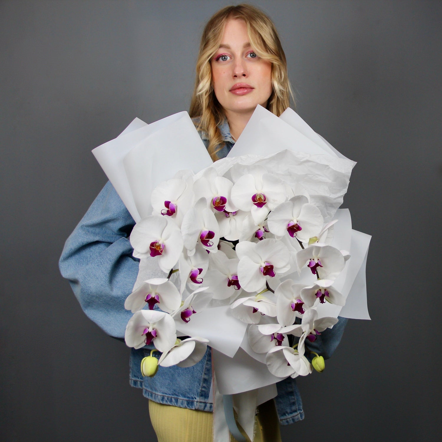 white Phalaenopsis bouquet  Genoa