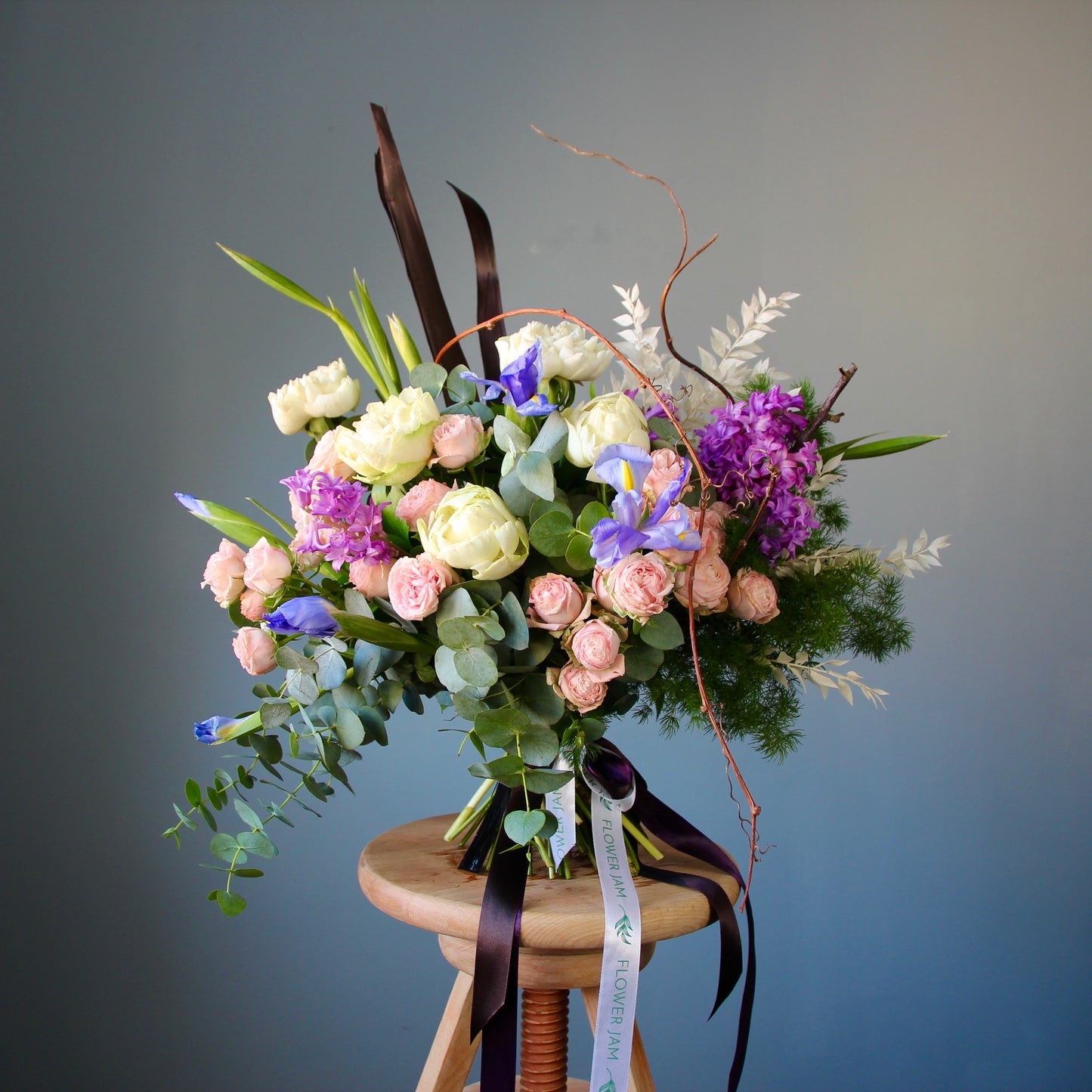 Creative flowers bouquet in Genoa