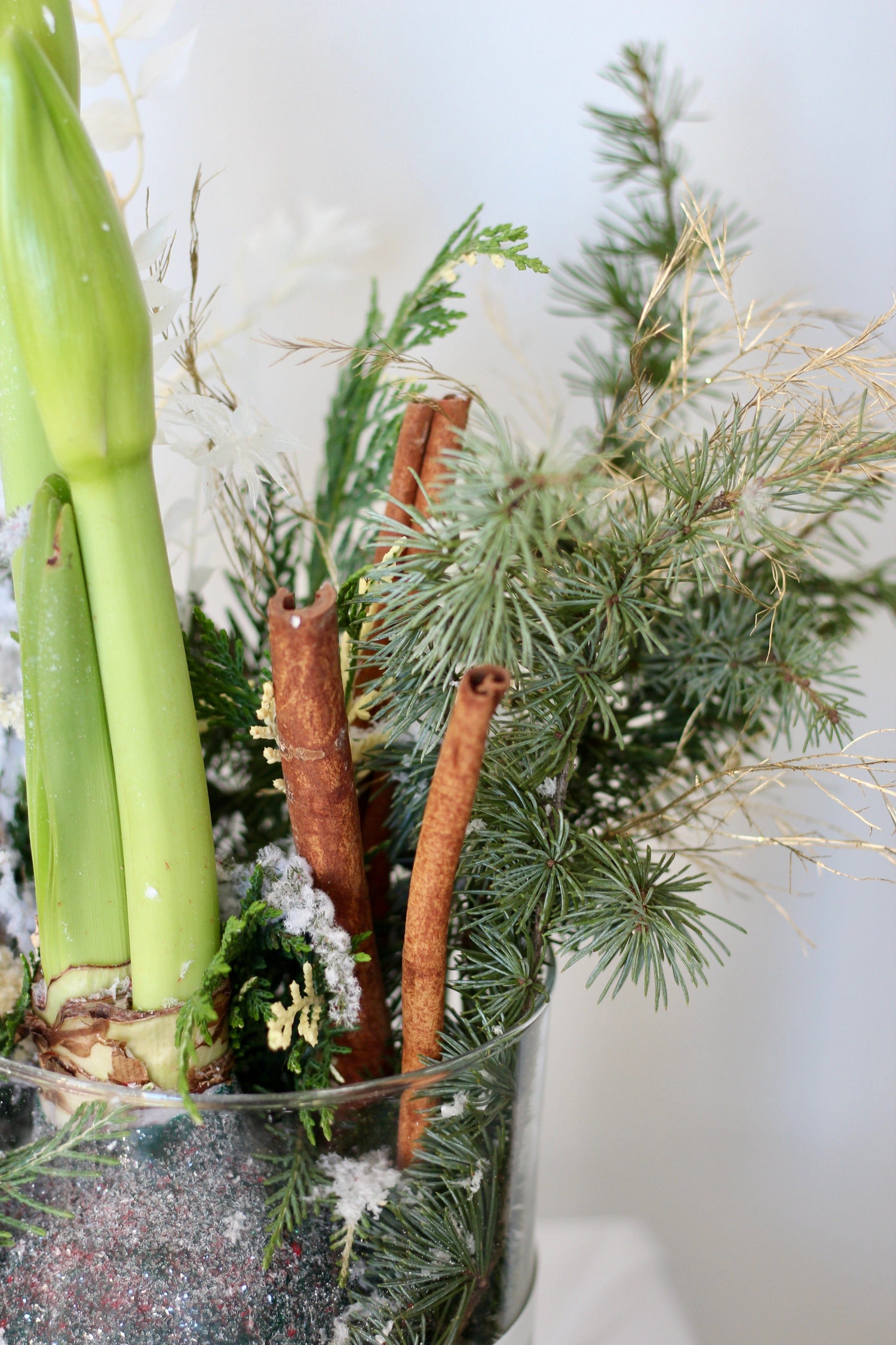Christmas arrangement with  cinnamon stick product_type