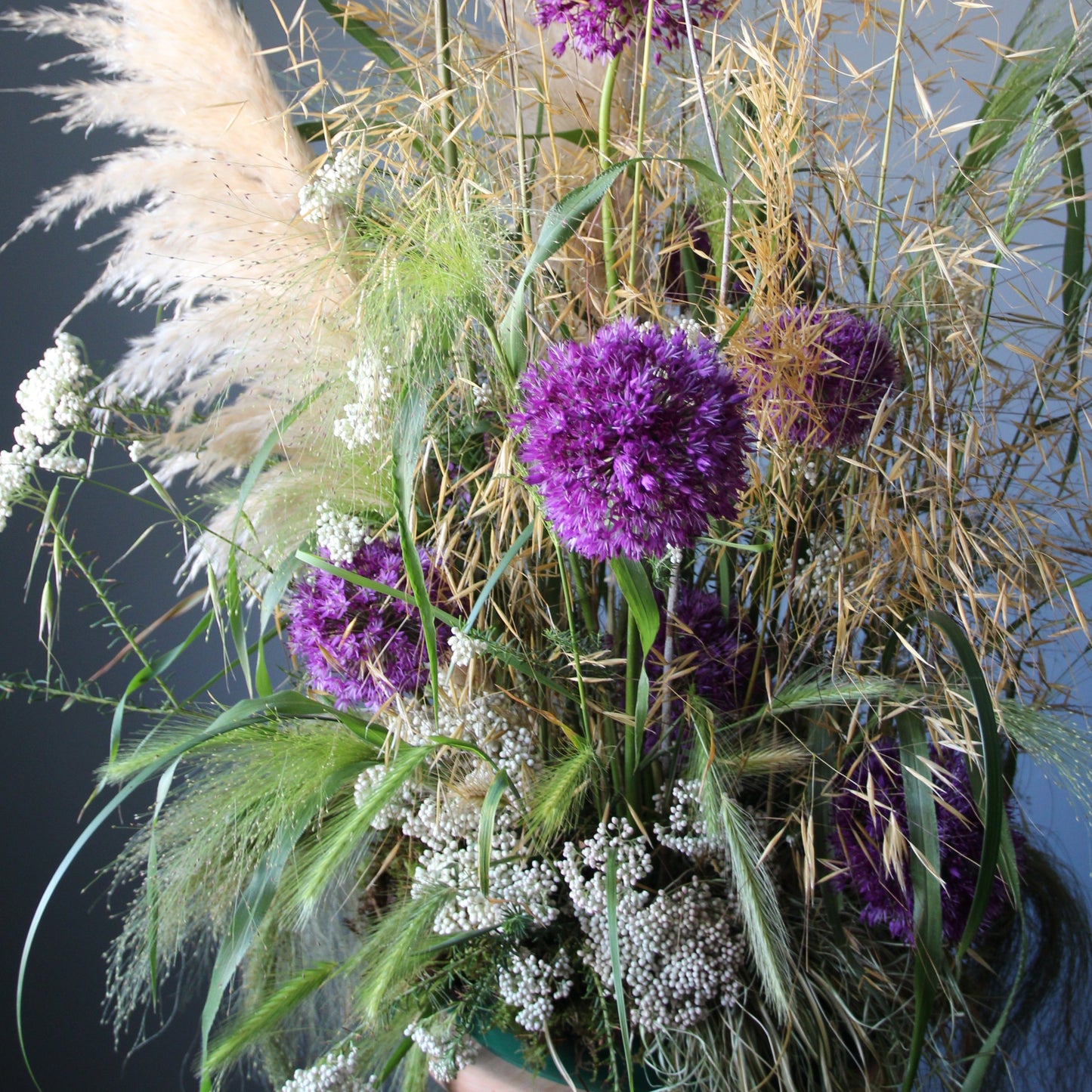 Grass herbs flower compositions Genova