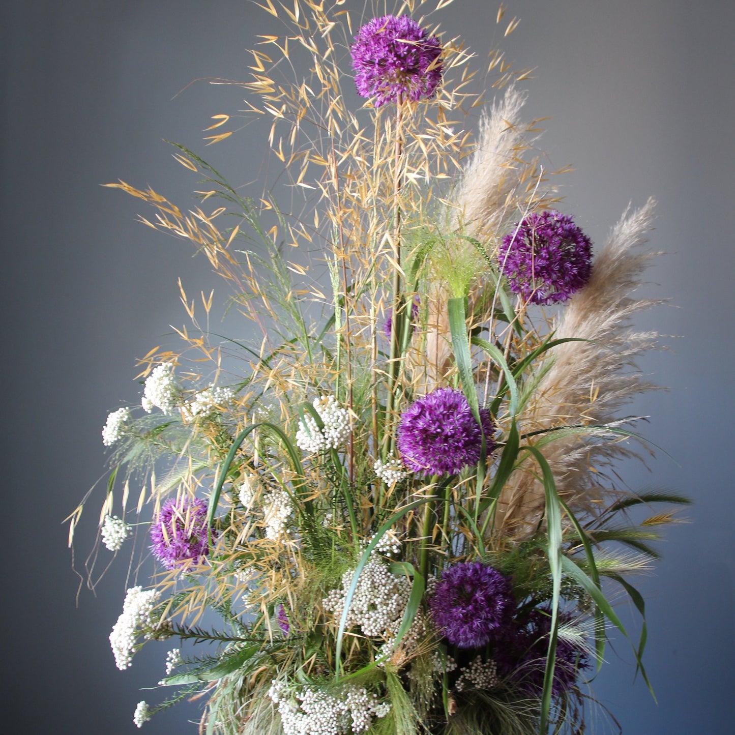 Viola flowers Genova alium Flower Composition