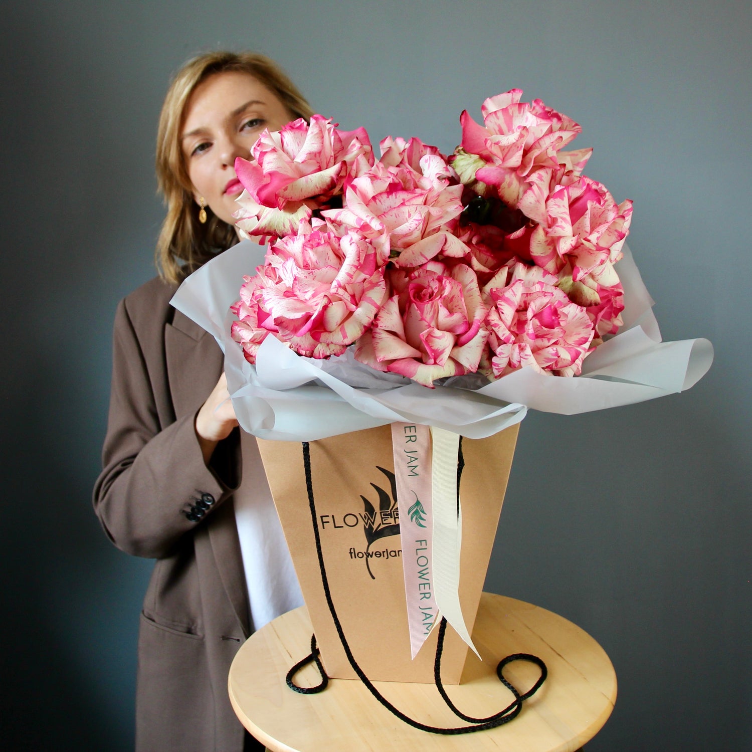 Big Roses Bouquet of Flowers