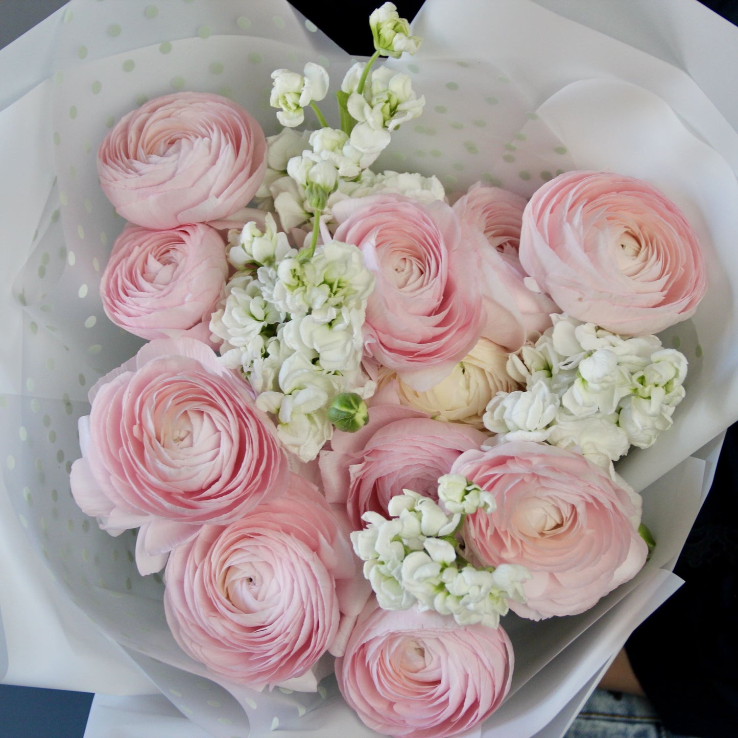 Ranunculus pink boquet Flowers