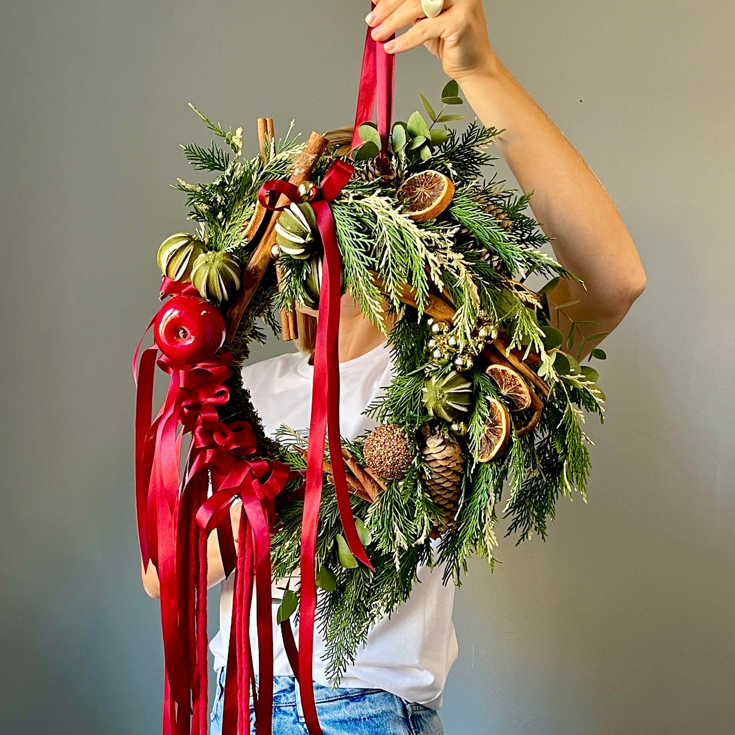 Ghirlanda di Natale genova consegna Flower Composition