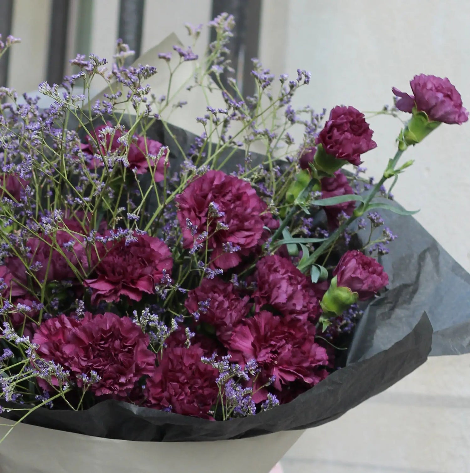 purple flower bouquet genova Bouquet of Flowers