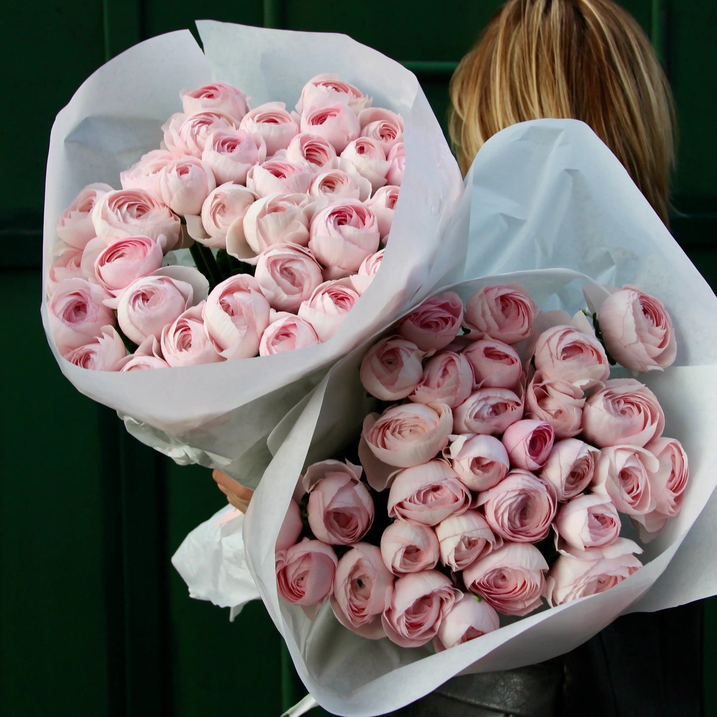 ranunculuses pink bouquet
