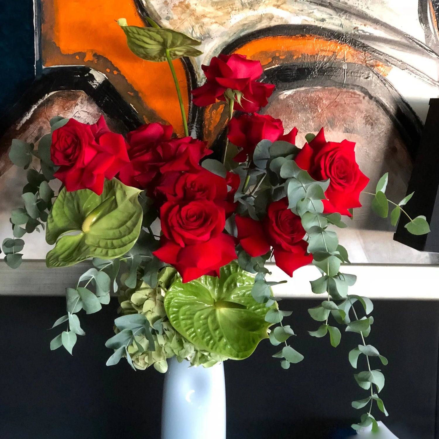 flowers for yacht Genoa interior flowers