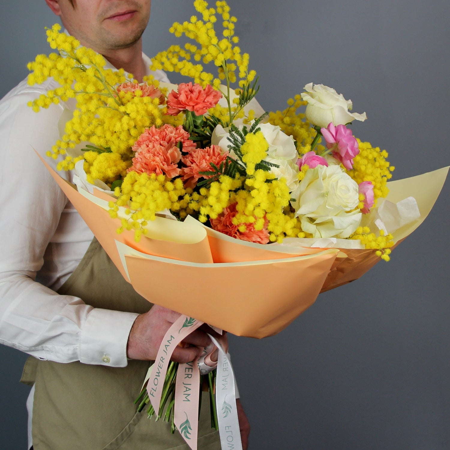 yellow mimosa bouquet Bouquet of Flowers