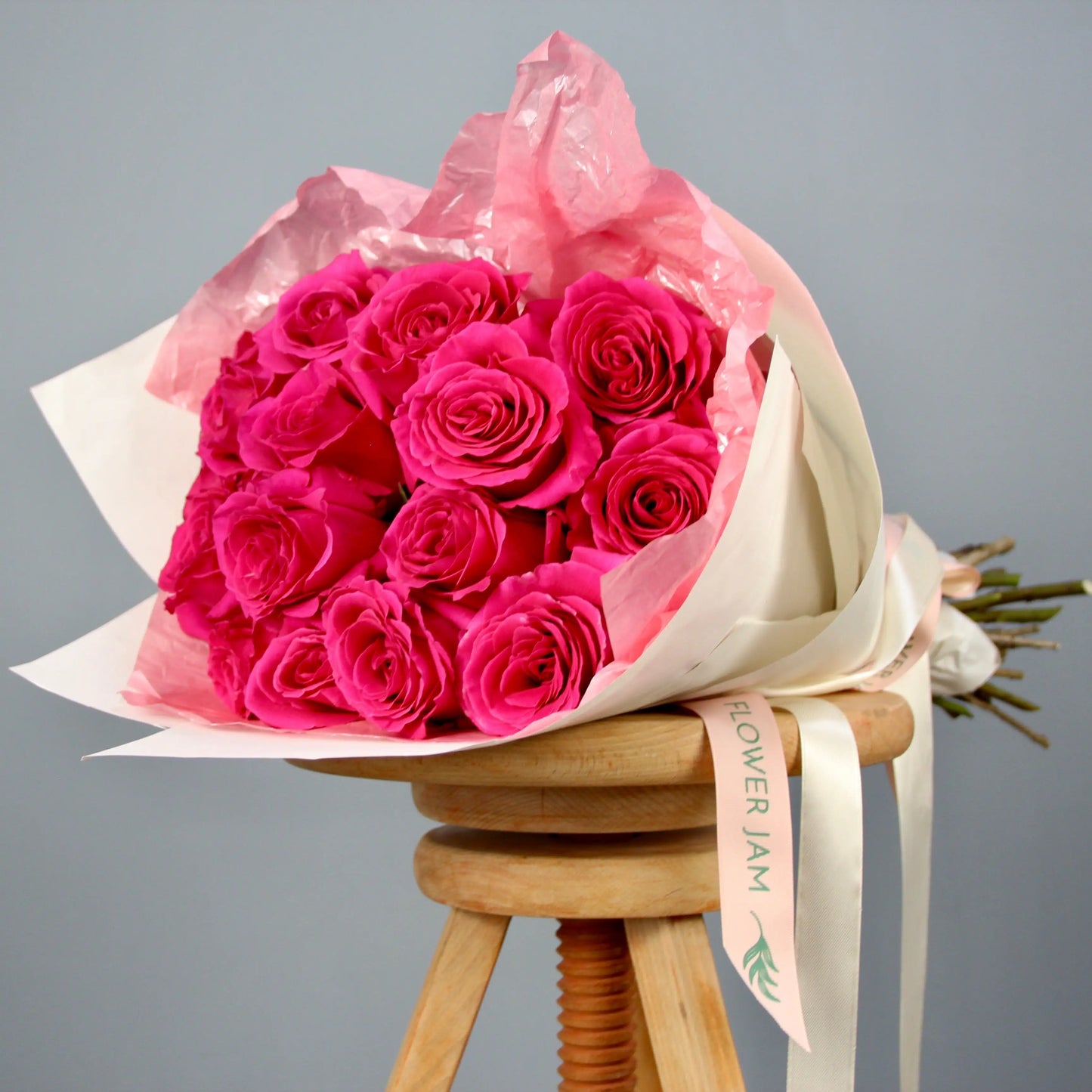 bouquet of pink roses