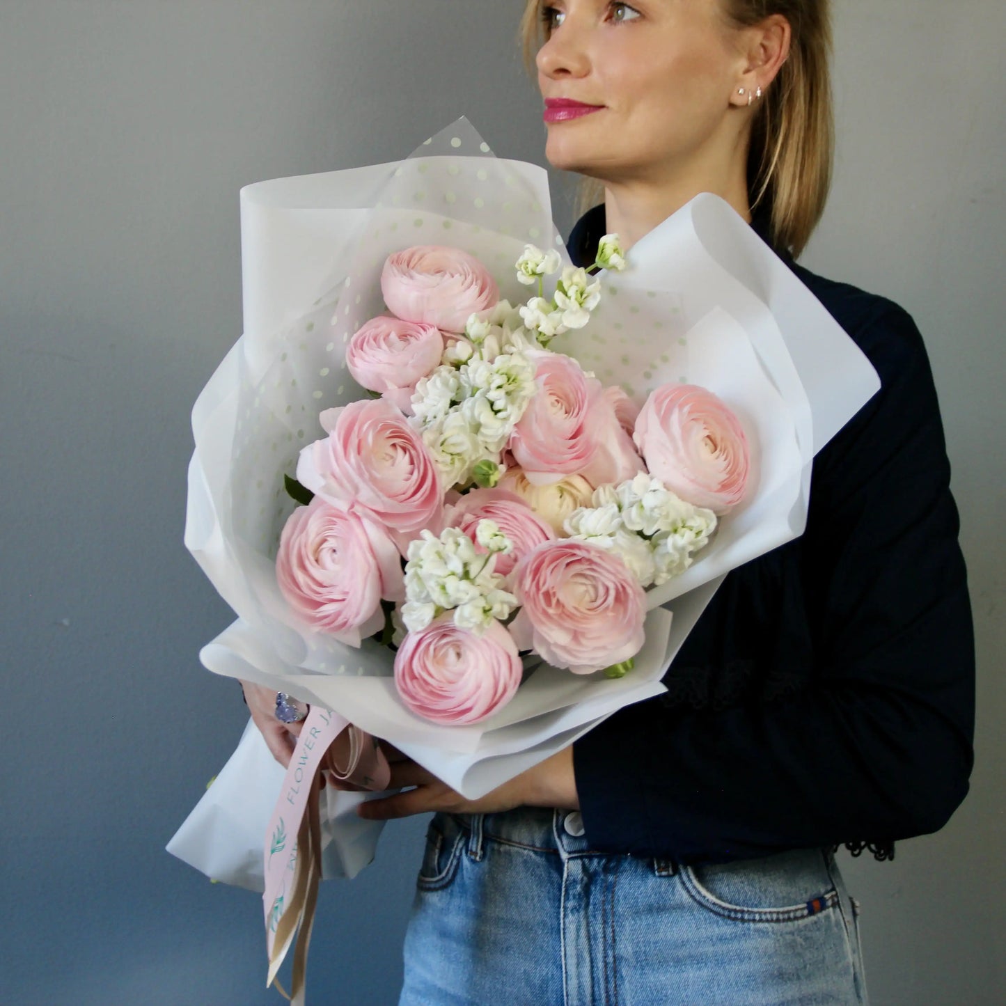 Ranunculus pink boquet Flowers
