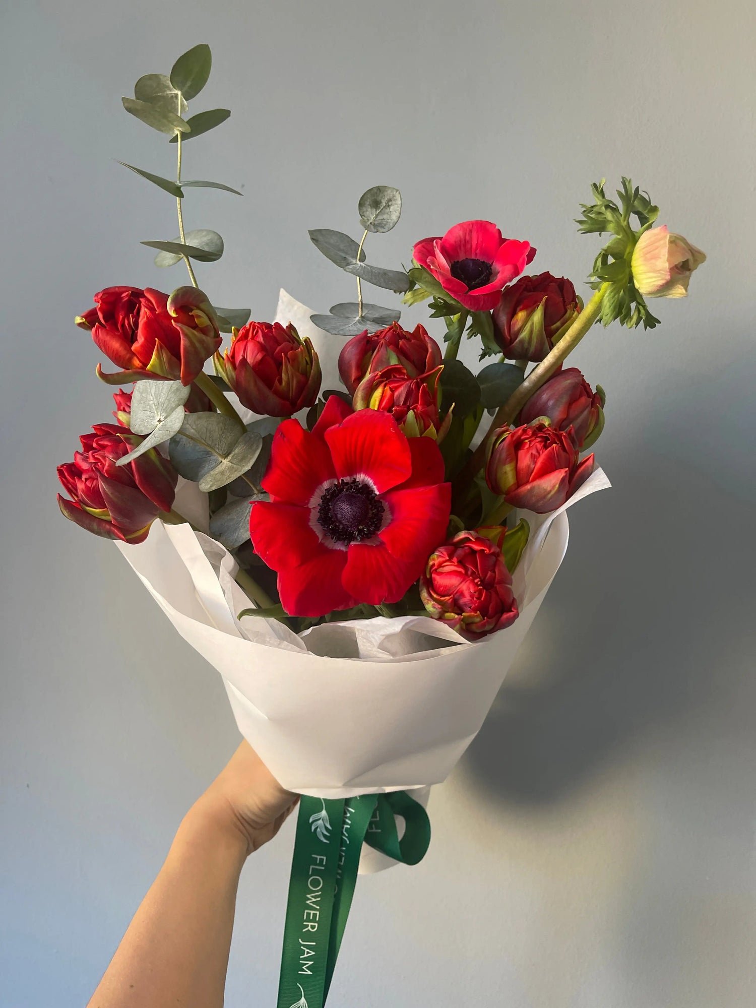 bouquet of red flowers