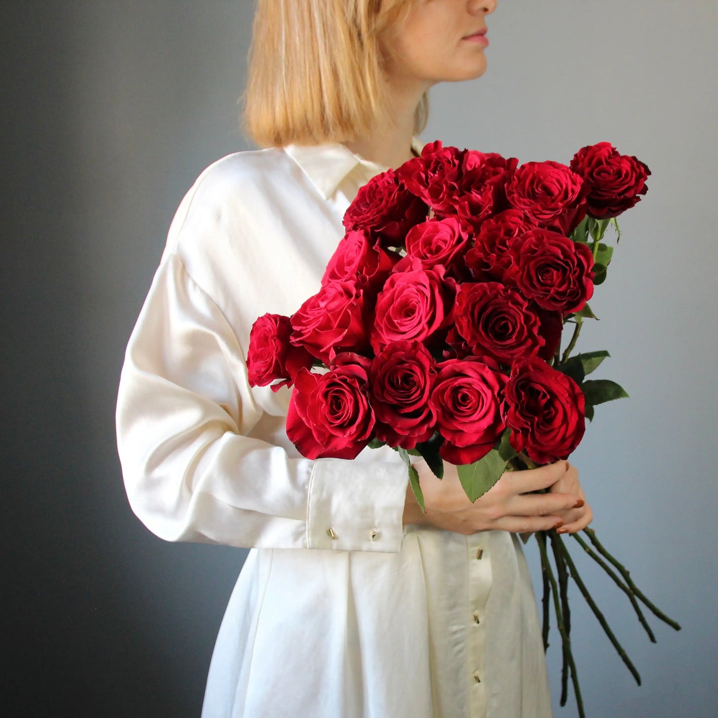 red roses bouquet