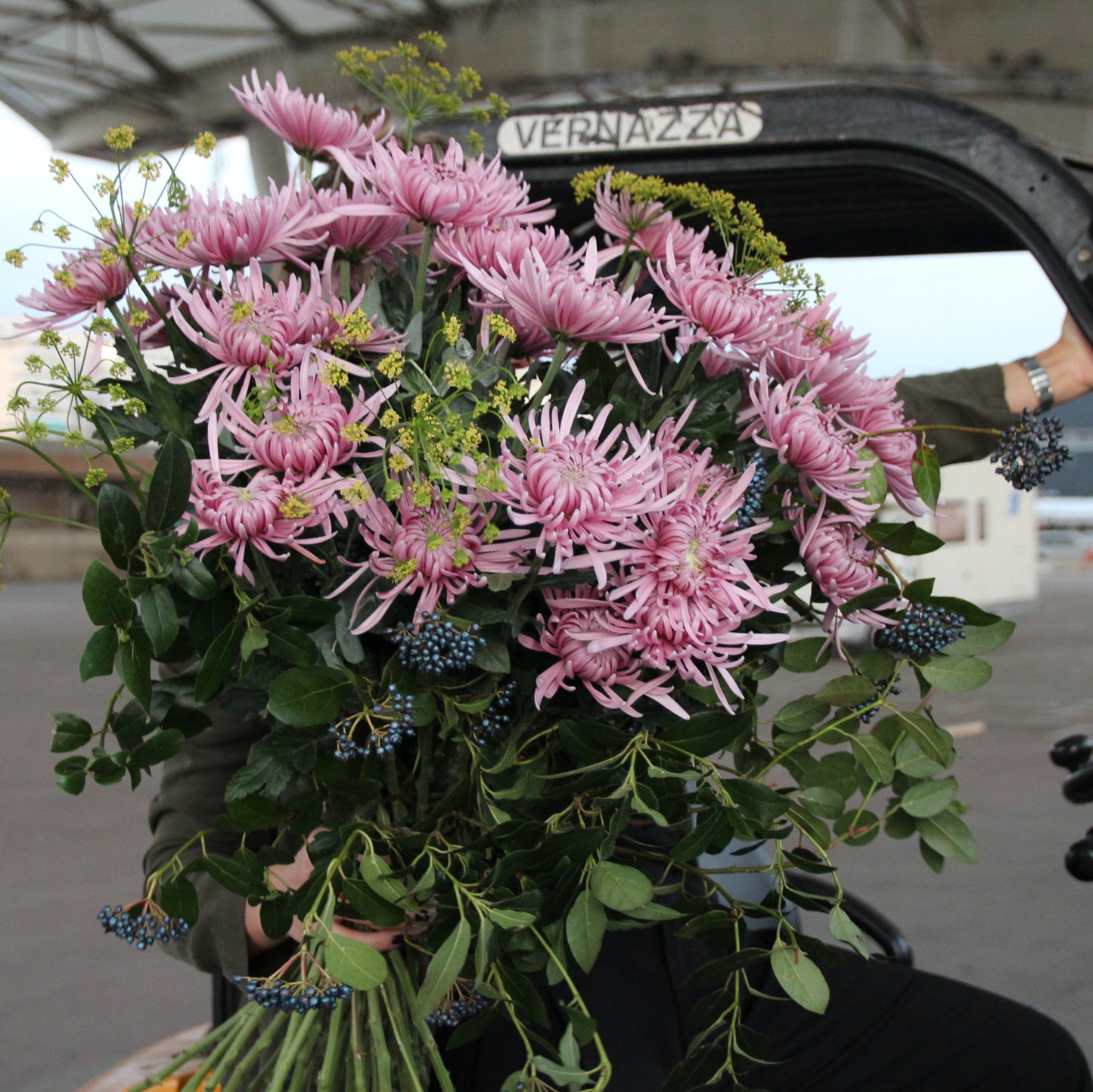 bunch of chrysanthemums in Genoa  Bouquet of Flowers