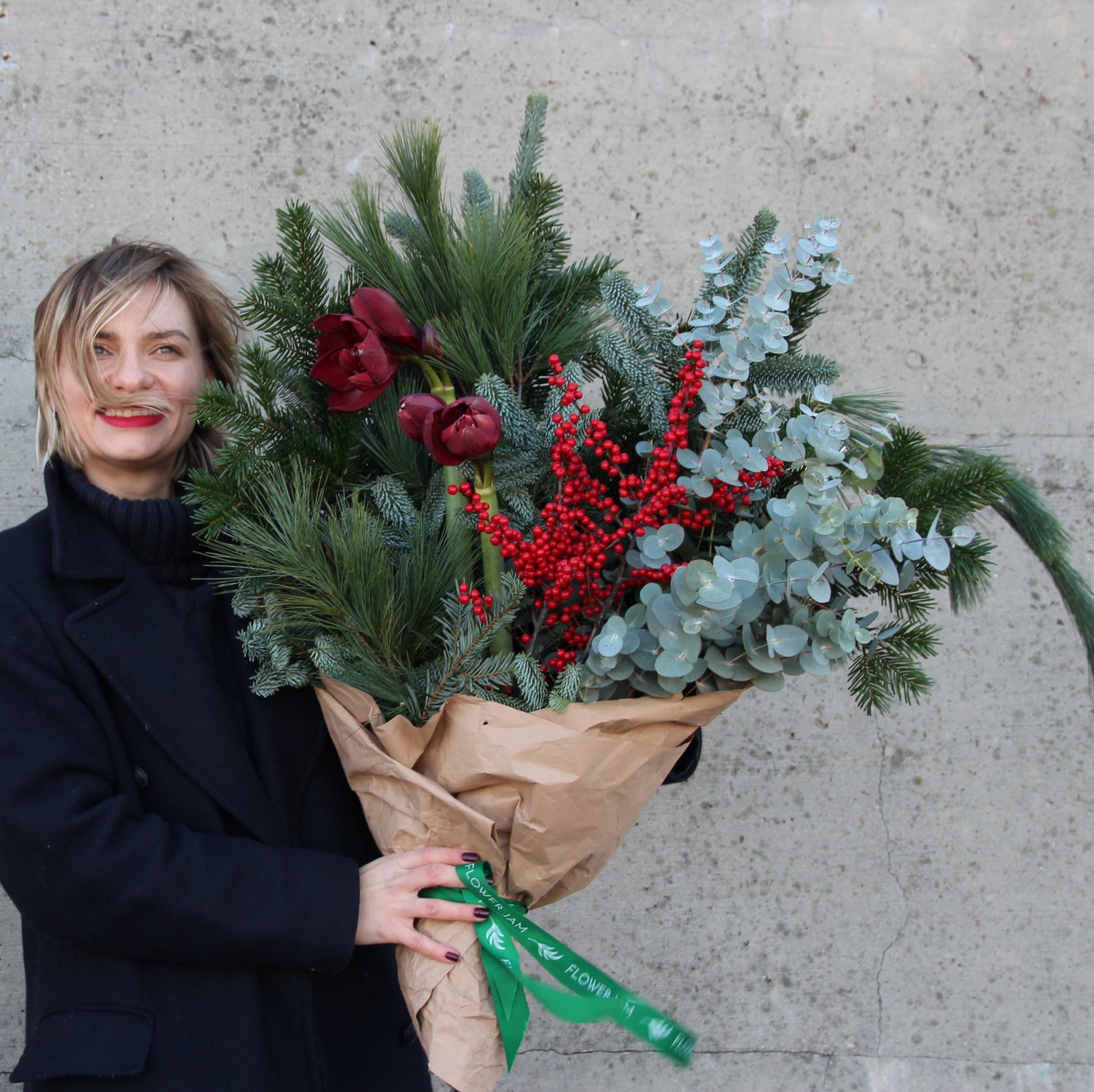 Christmas florist in Genoa