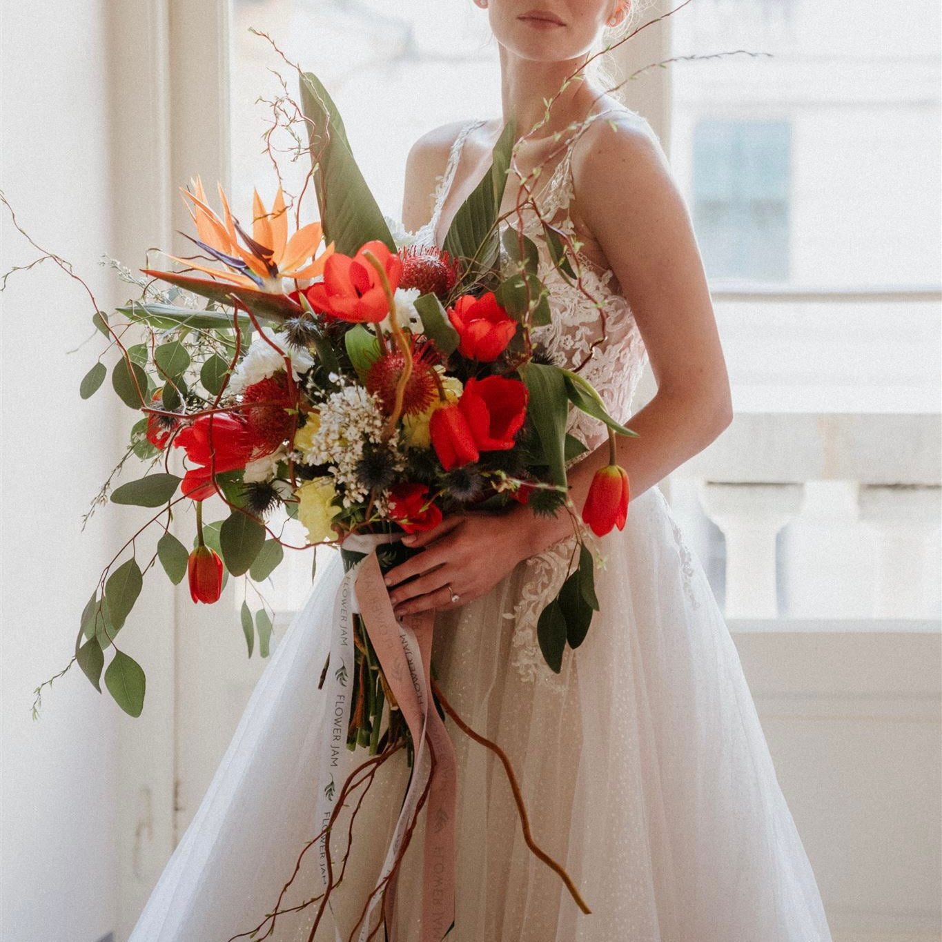 wedding flower arrangement portofino